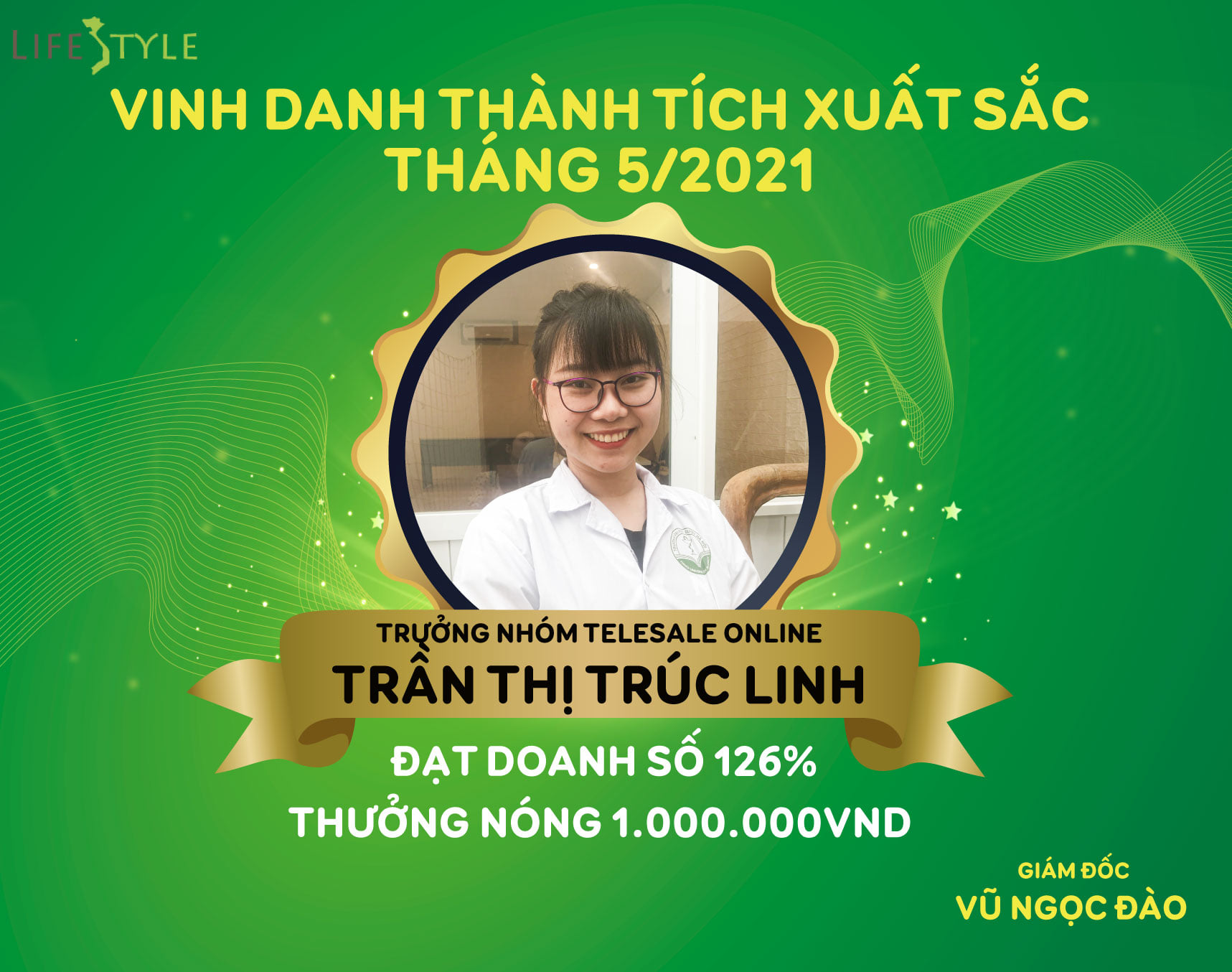 Trưởng nhóm Kinh doanh Online Trần Thị Trúc Linh